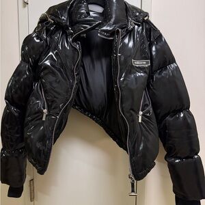 Black Manière de Voir Puffer Jacket